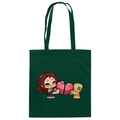 KoRngirL81 Herz - Baumwolltasche