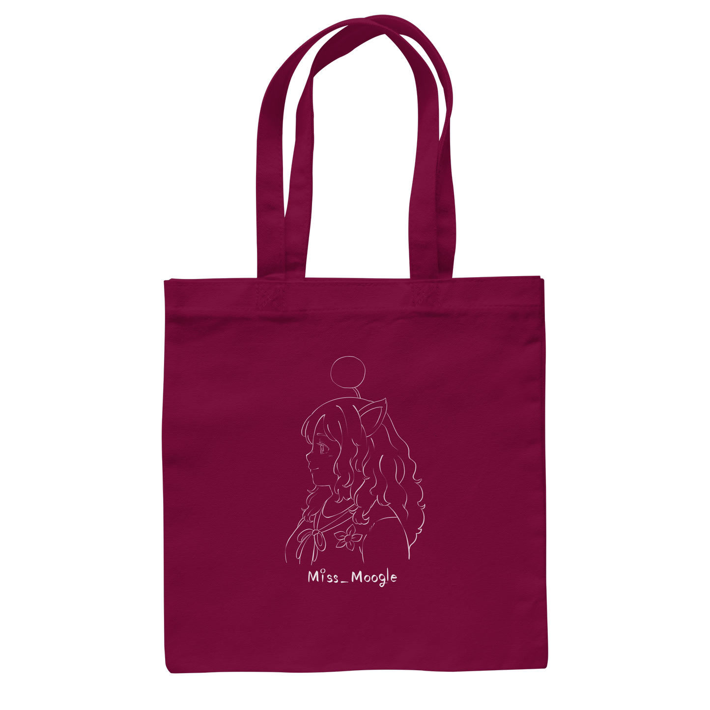 Miss_Moogle Logo Sign - Baumwolltasche