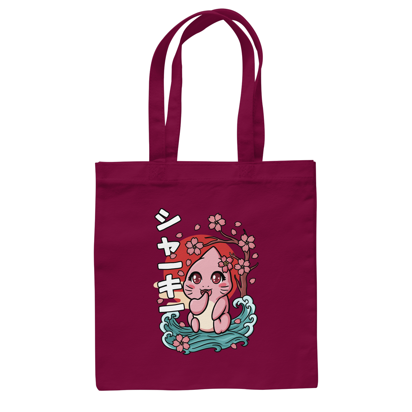 xMissSharkyx Kirschblüten - Baumwolltasche