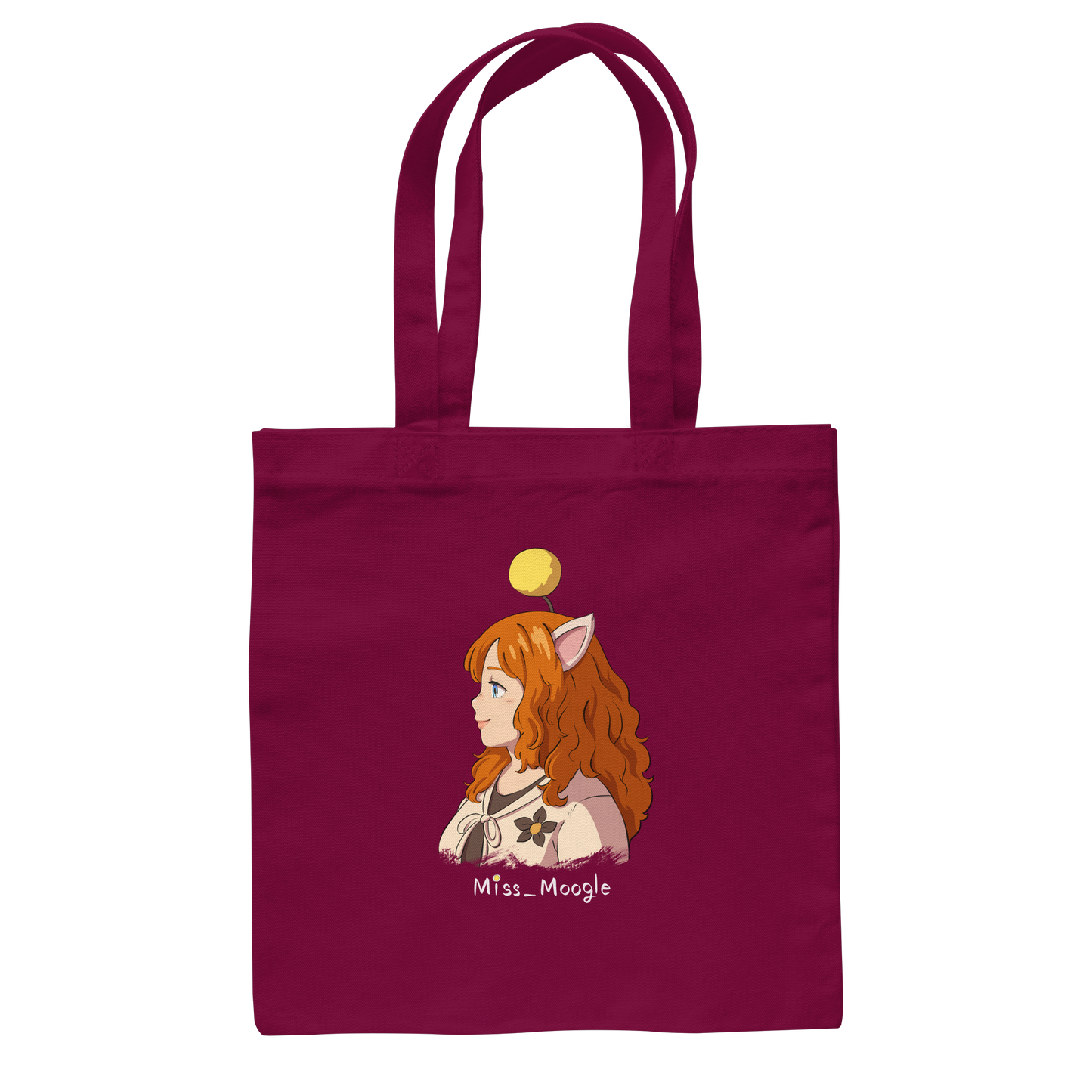Miss_Moogle Logo colour - Baumwolltasche