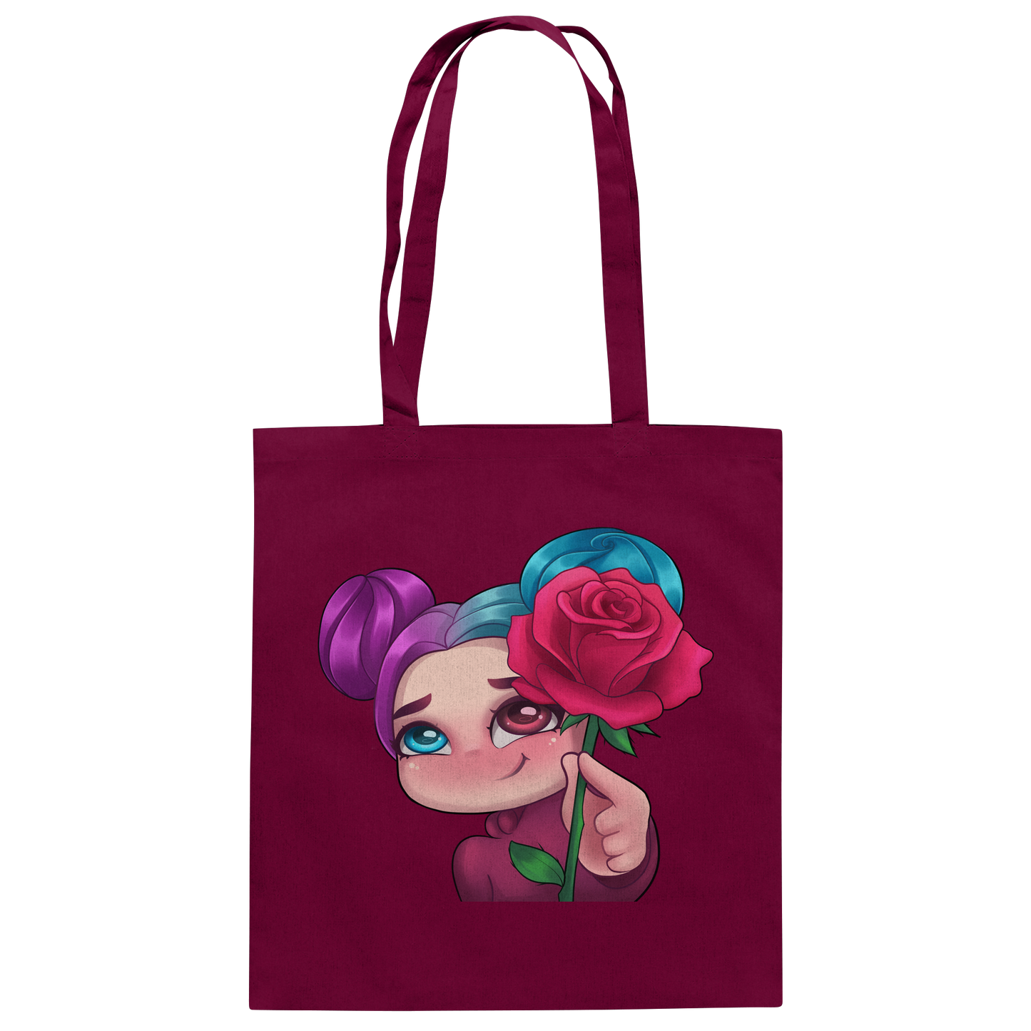 xLadyLikex Blume - Baumwolltasche