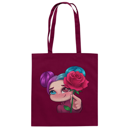 xLadyLikex Blume - Baumwolltasche