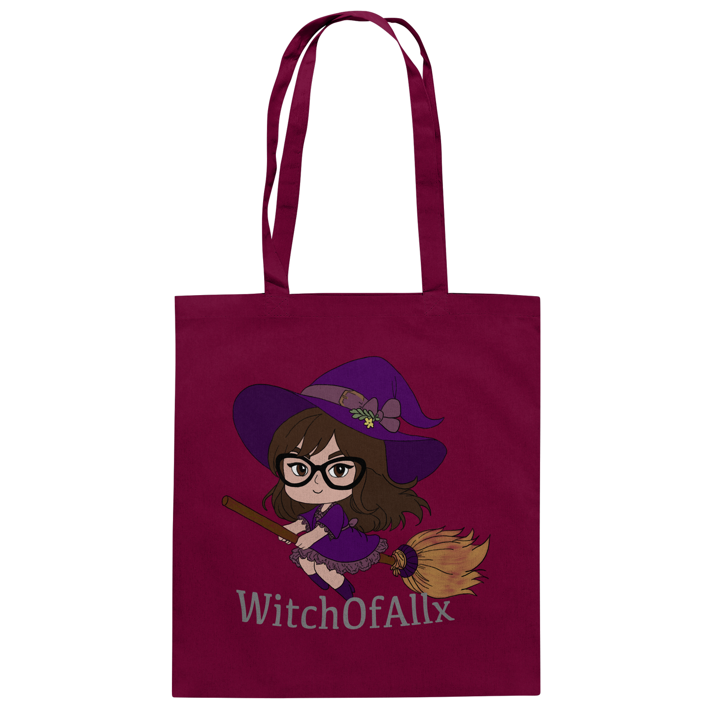 WitchOfAllx Besen - Baumwolltasche
