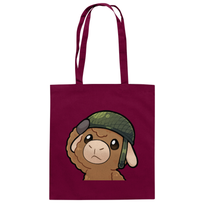 Flauschig Salute - Baumwolltasche