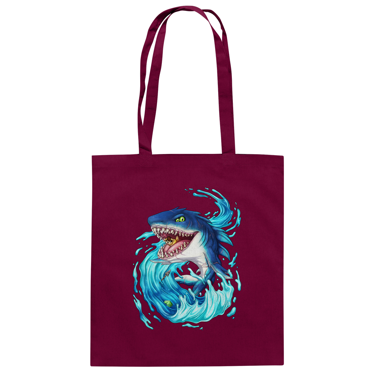 LupiArts Megalodon Hungering - Baumwolltasche