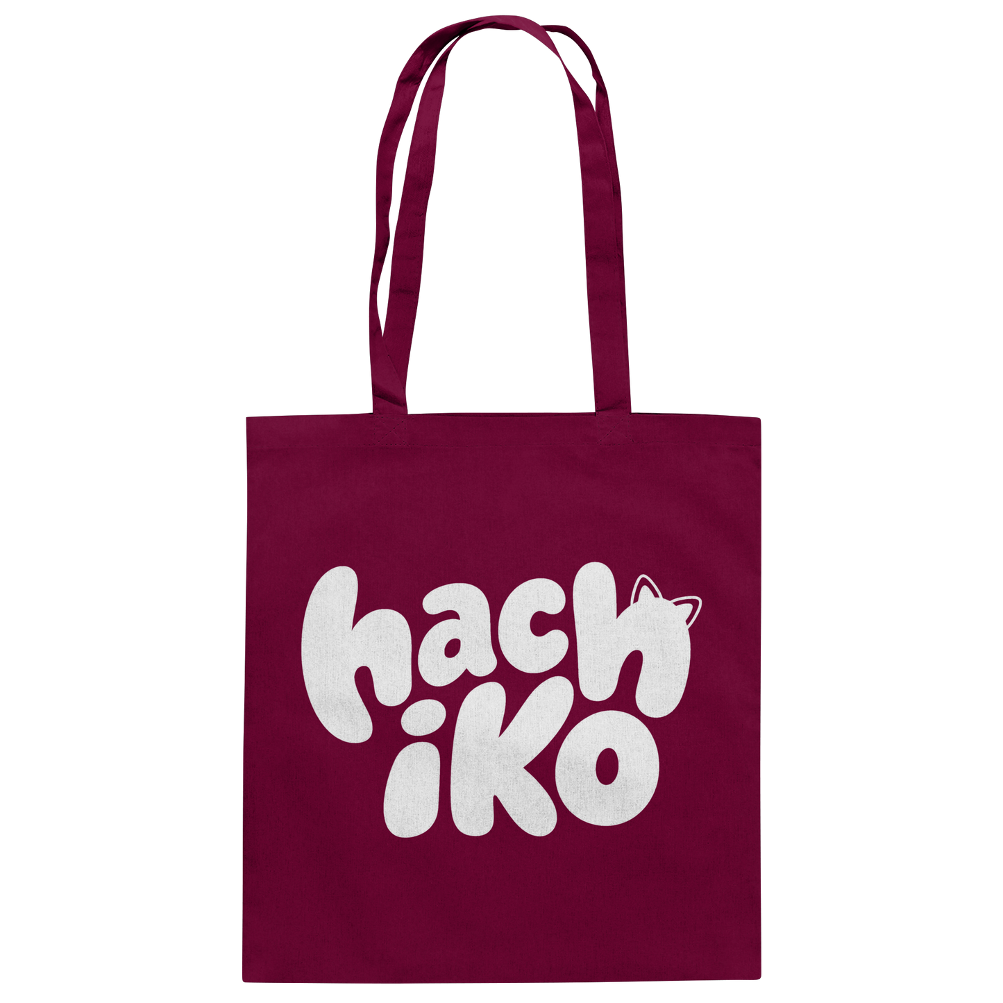 Hachiko Logo 2 - Baumwolltasche
