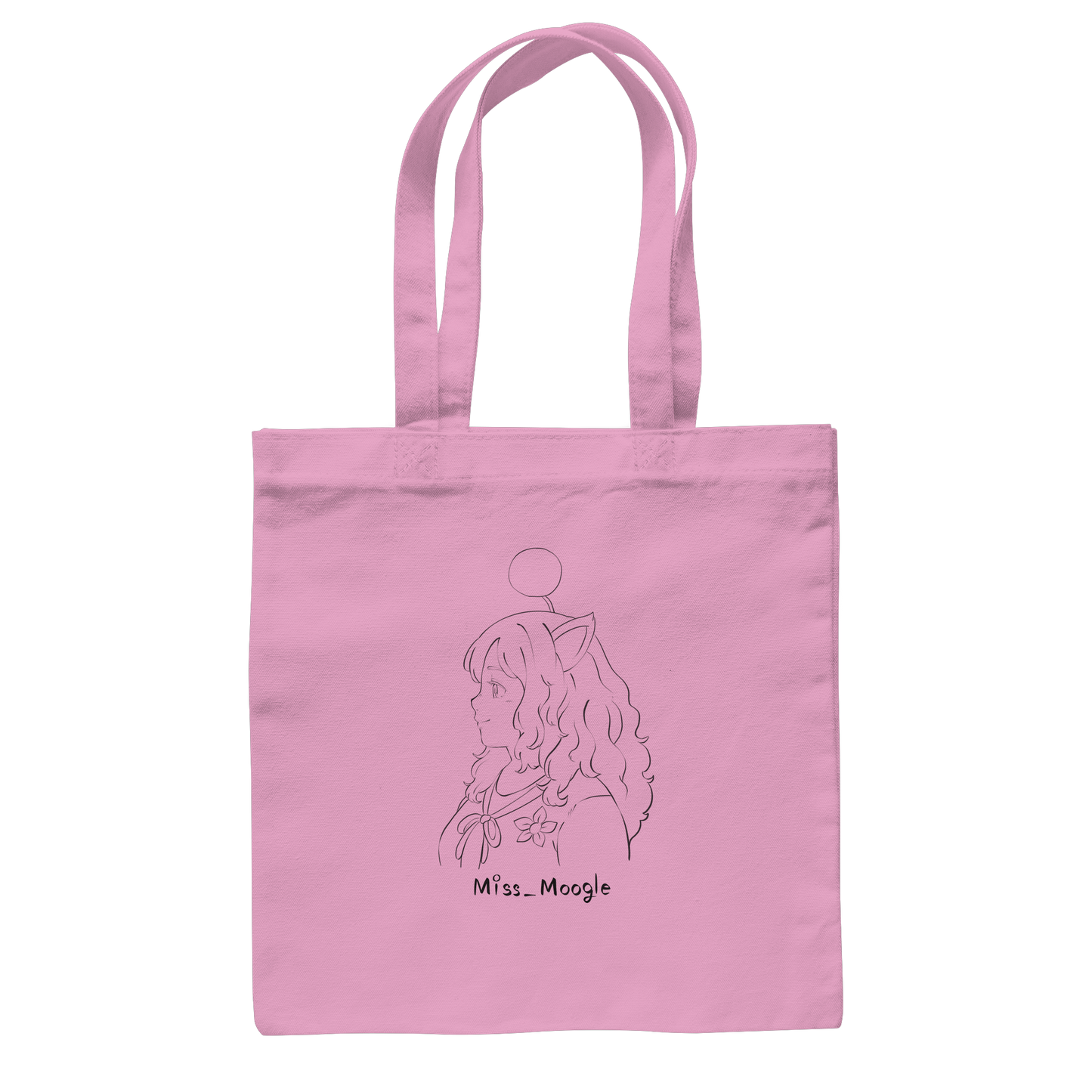 Miss_Moogle Logo Sign - Baumwolltasche