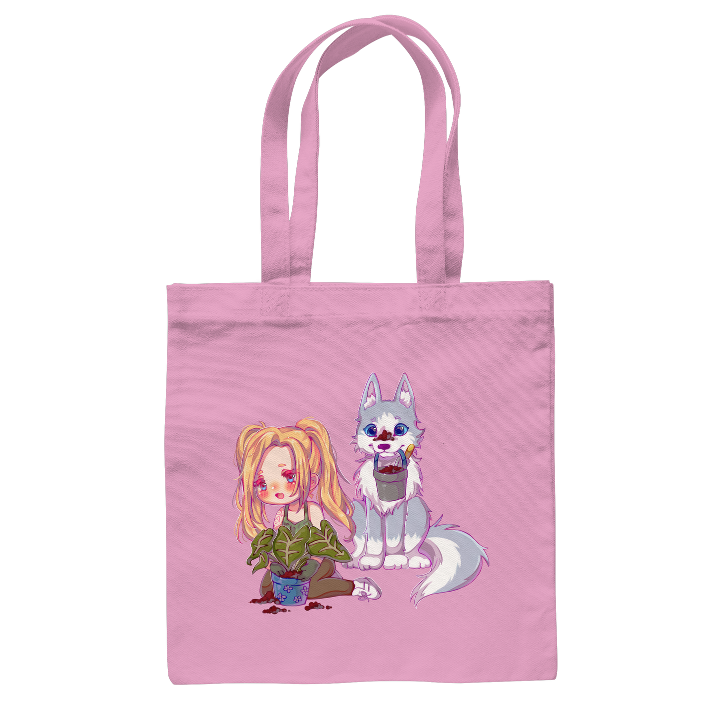 StaceyLucia Wolf Chibi - Baumwolltasche