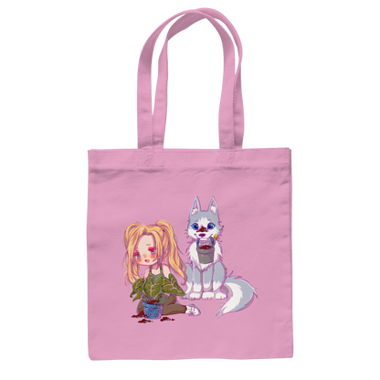 StaceyLucia Wolf Chibi - Baumwolltasche