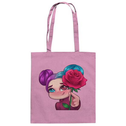 xLadyLikex Blume - Baumwolltasche