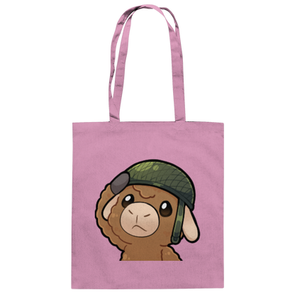 Flauschig Salute - Baumwolltasche