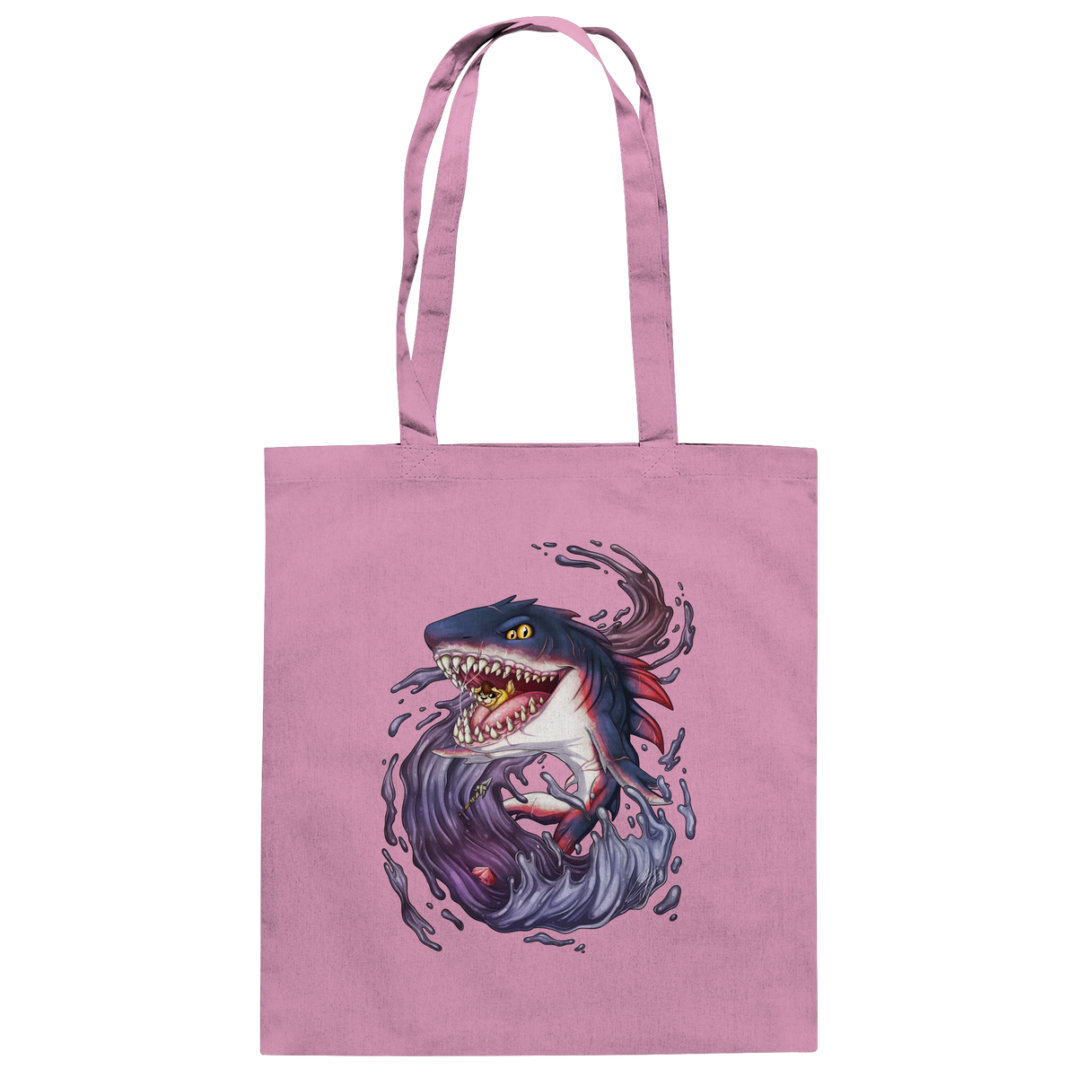 LupiArts Megalodon Redmaw - Baumwolltasche
