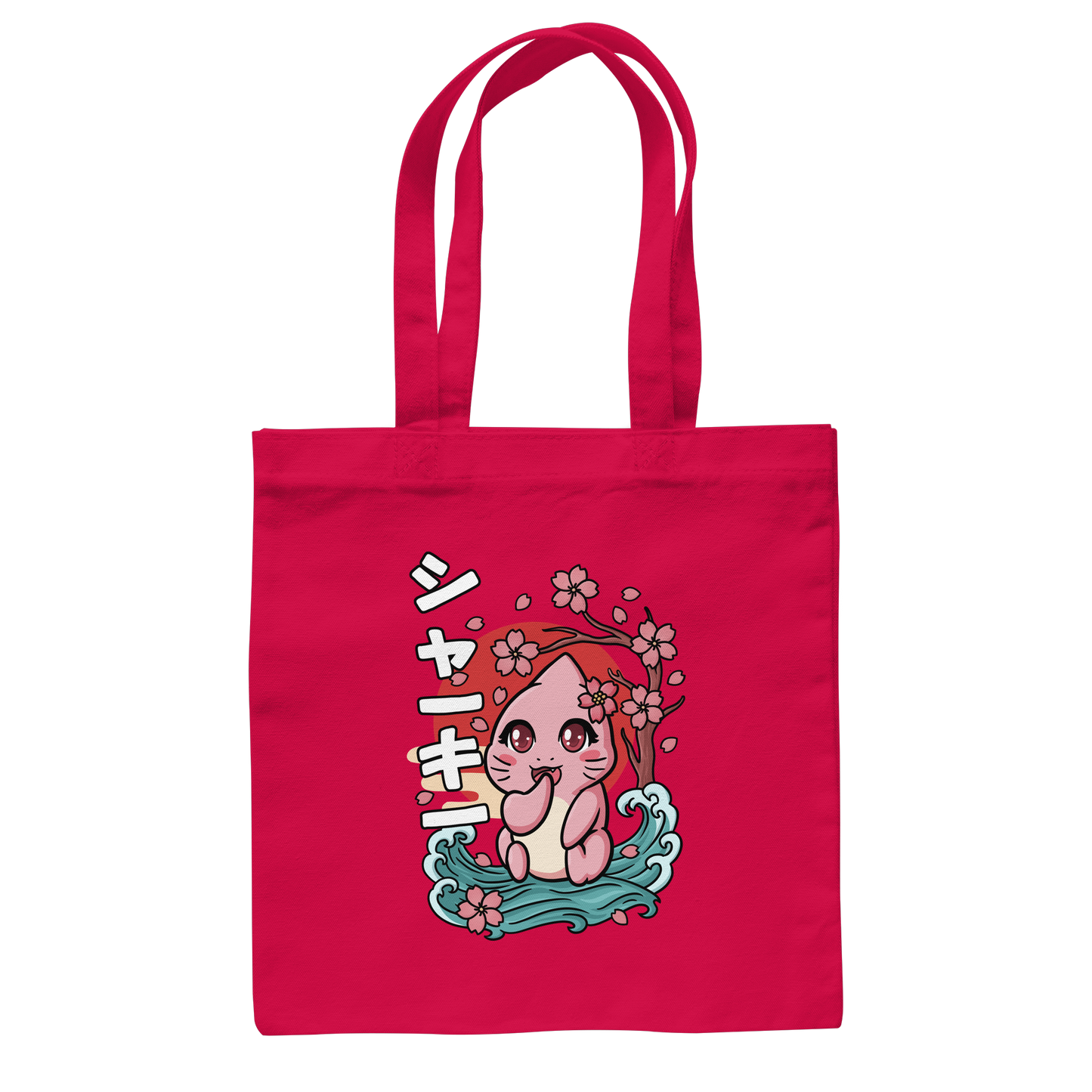 xMissSharkyx Kirschblüten - Baumwolltasche