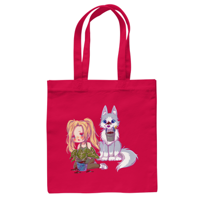 StaceyLucia Wolf Chibi - Baumwolltasche