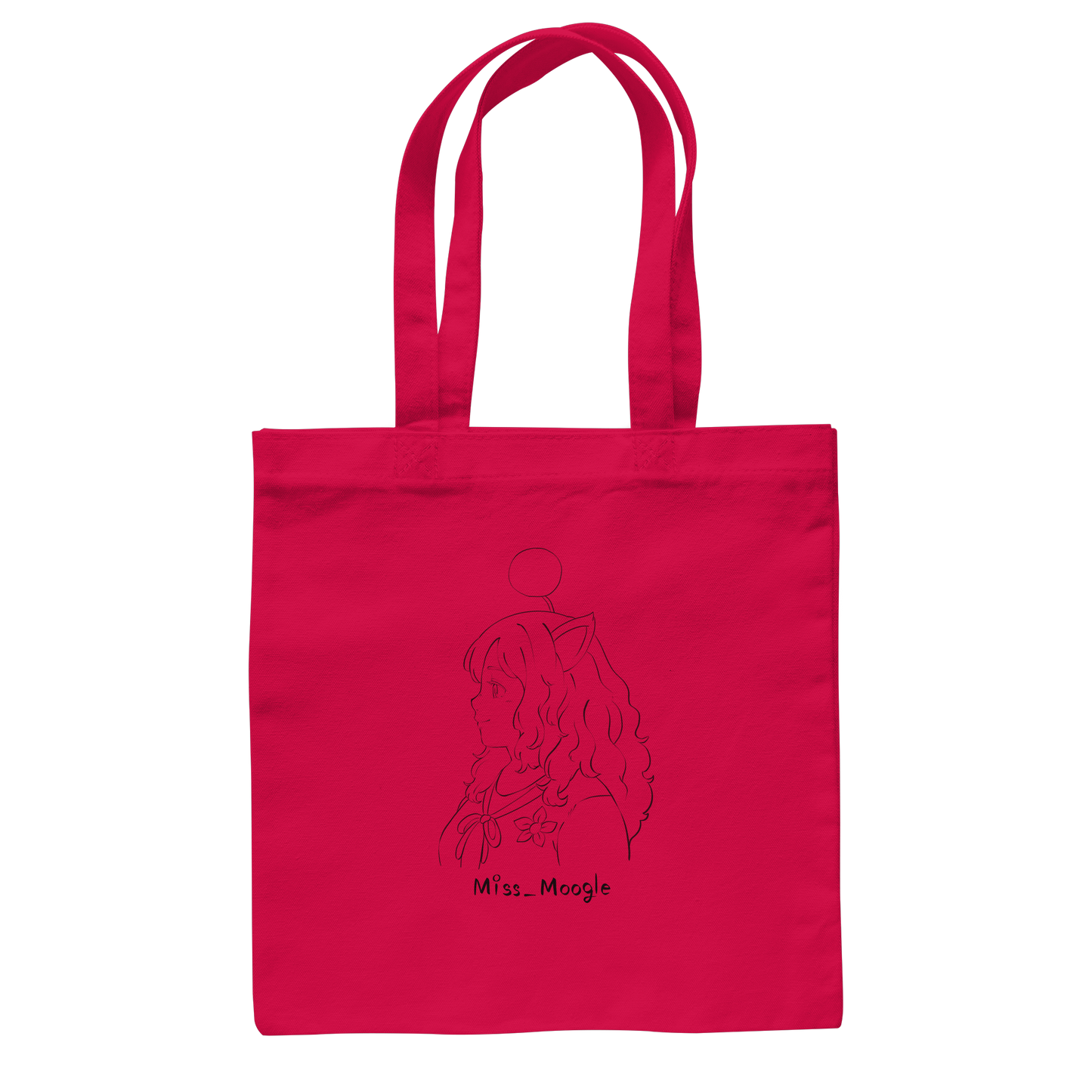Miss_Moogle Logo Sign - Baumwolltasche