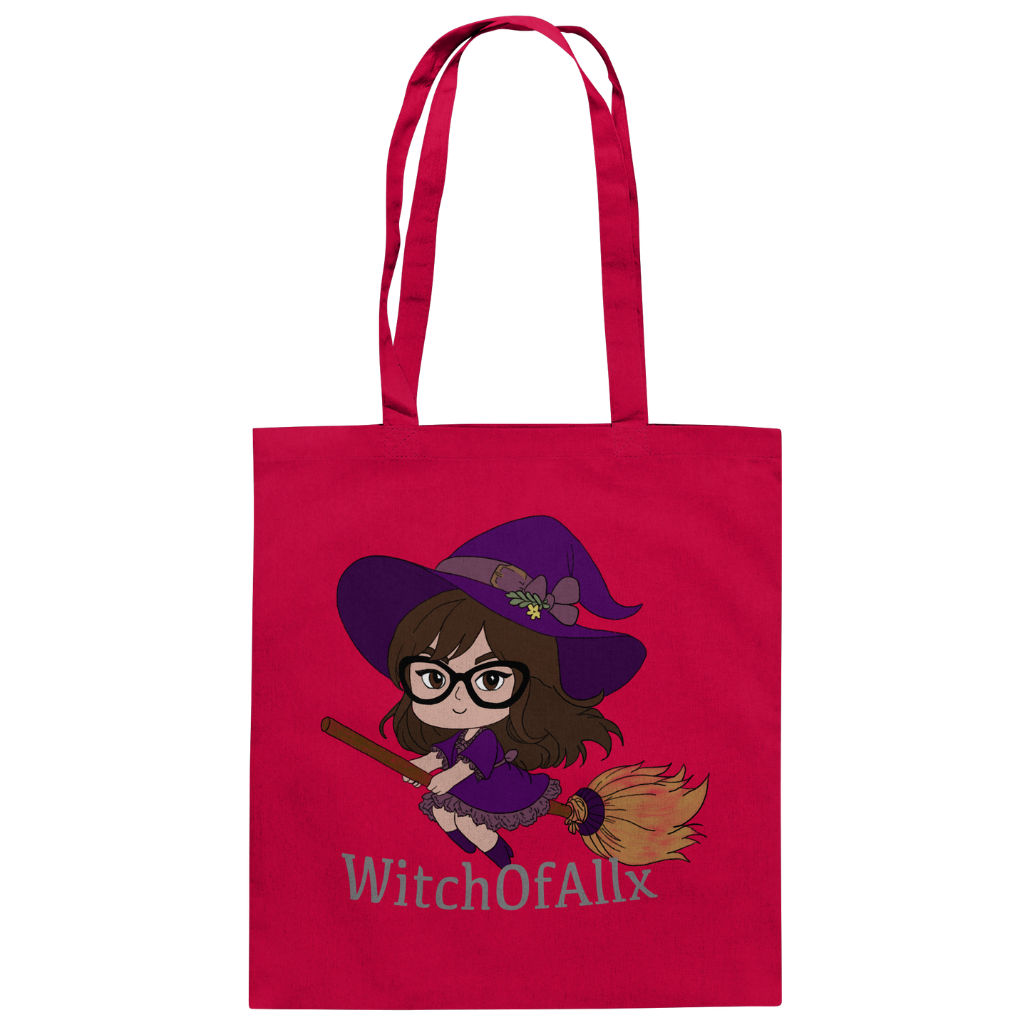 WitchOfAllx Besen - Baumwolltasche