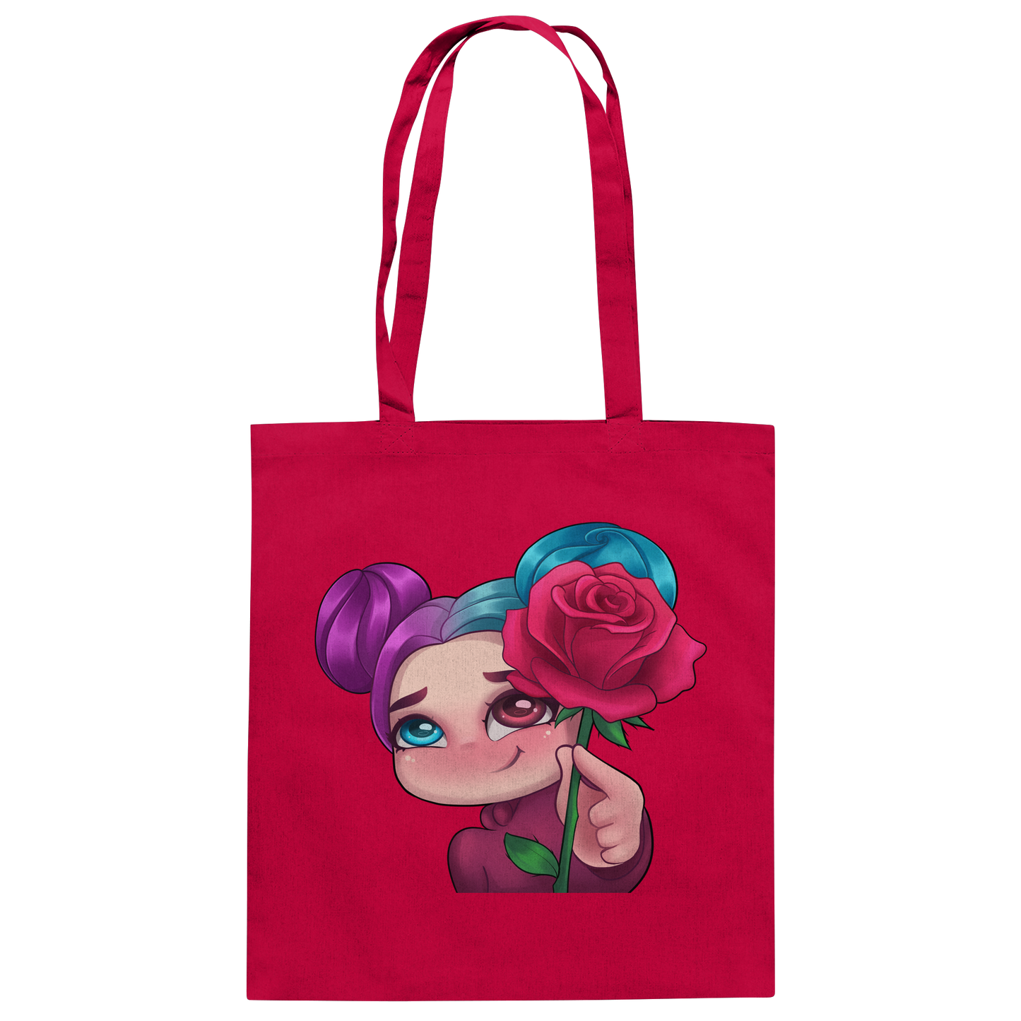 xLadyLikex Blume - Baumwolltasche