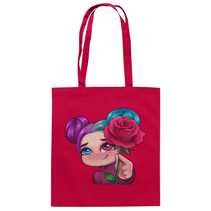xLadyLikex Blume - Baumwolltasche