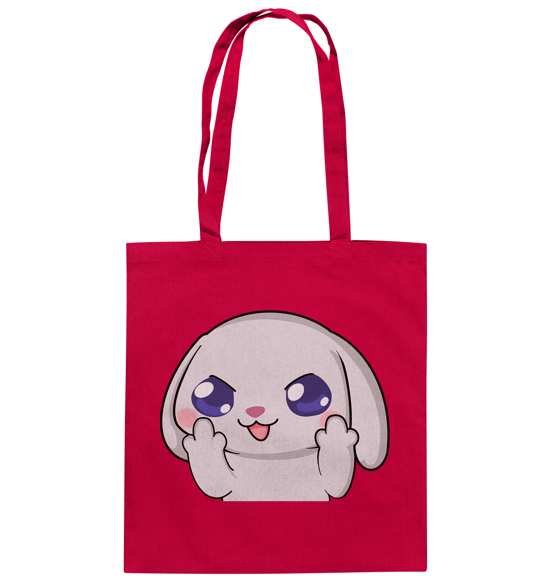 HuwJeffner MiddleFinger - Baumwolltasche