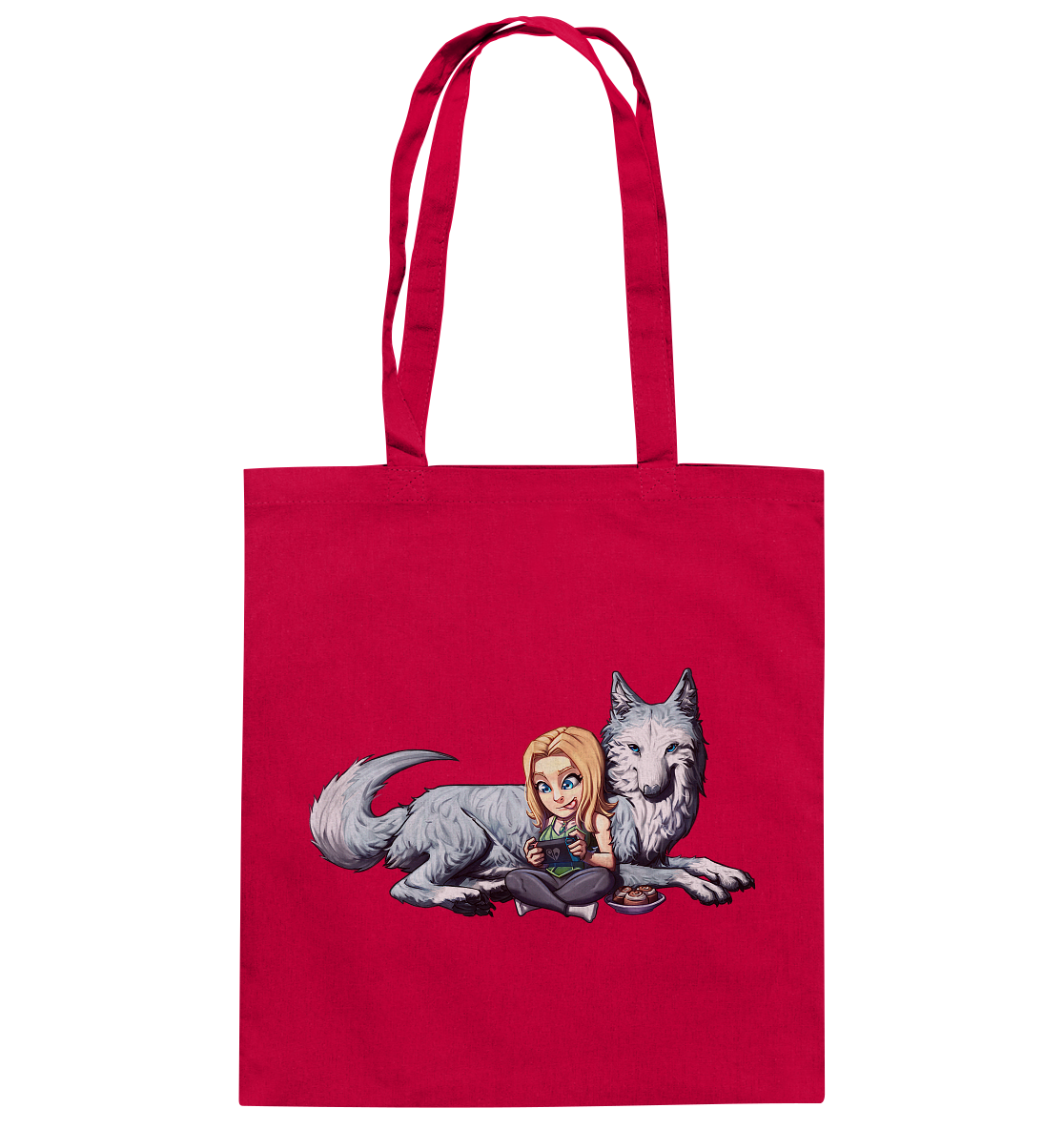 StaceyLucia Wolf - Baumwolltasche