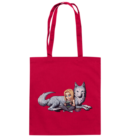 StaceyLucia Wolf - Baumwolltasche