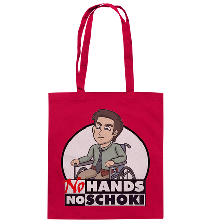 NoHandsNoSchoki Logo - Baumwolltasche