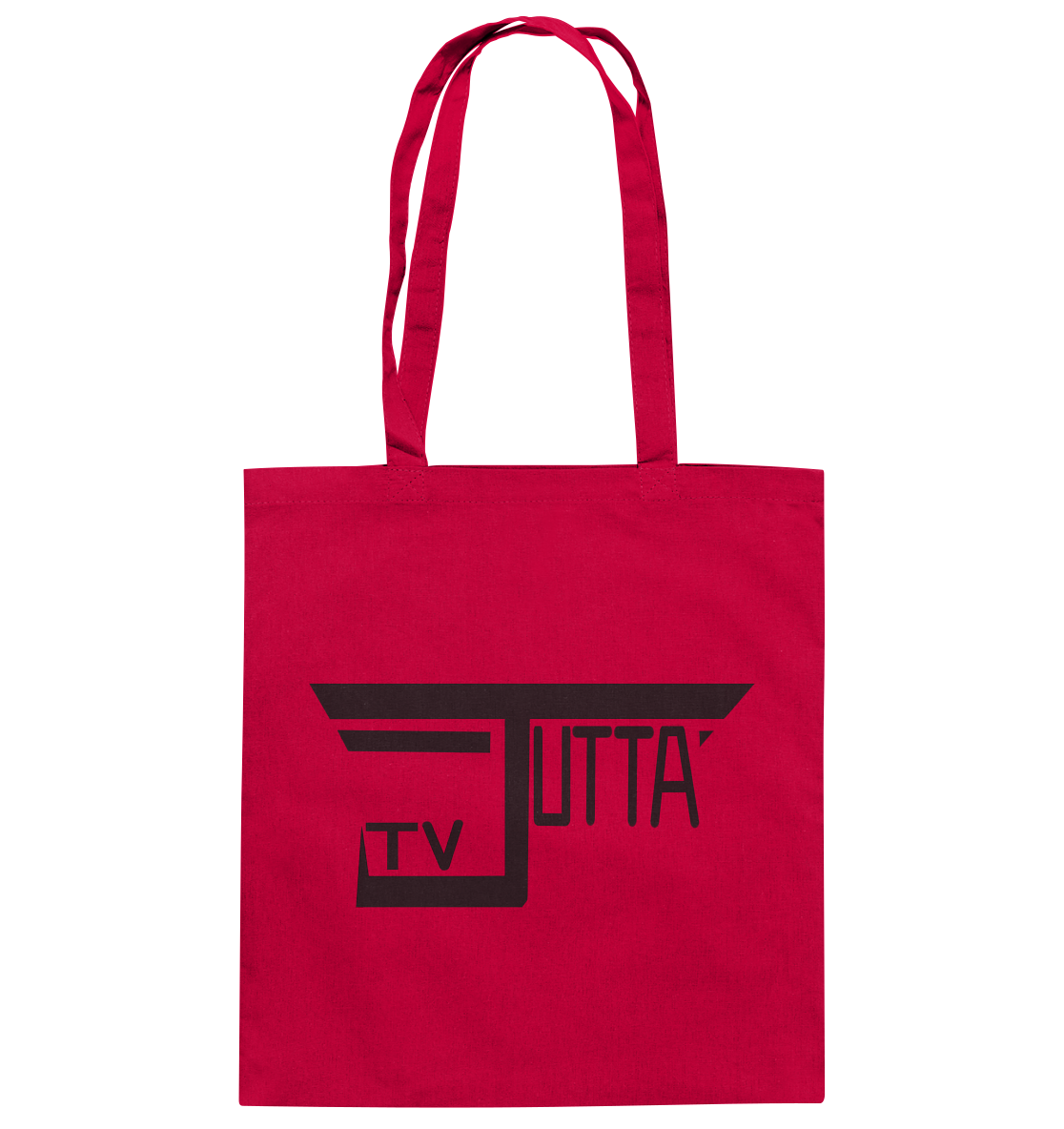 Jutta_tv Schriftzug - Baumwolltasche