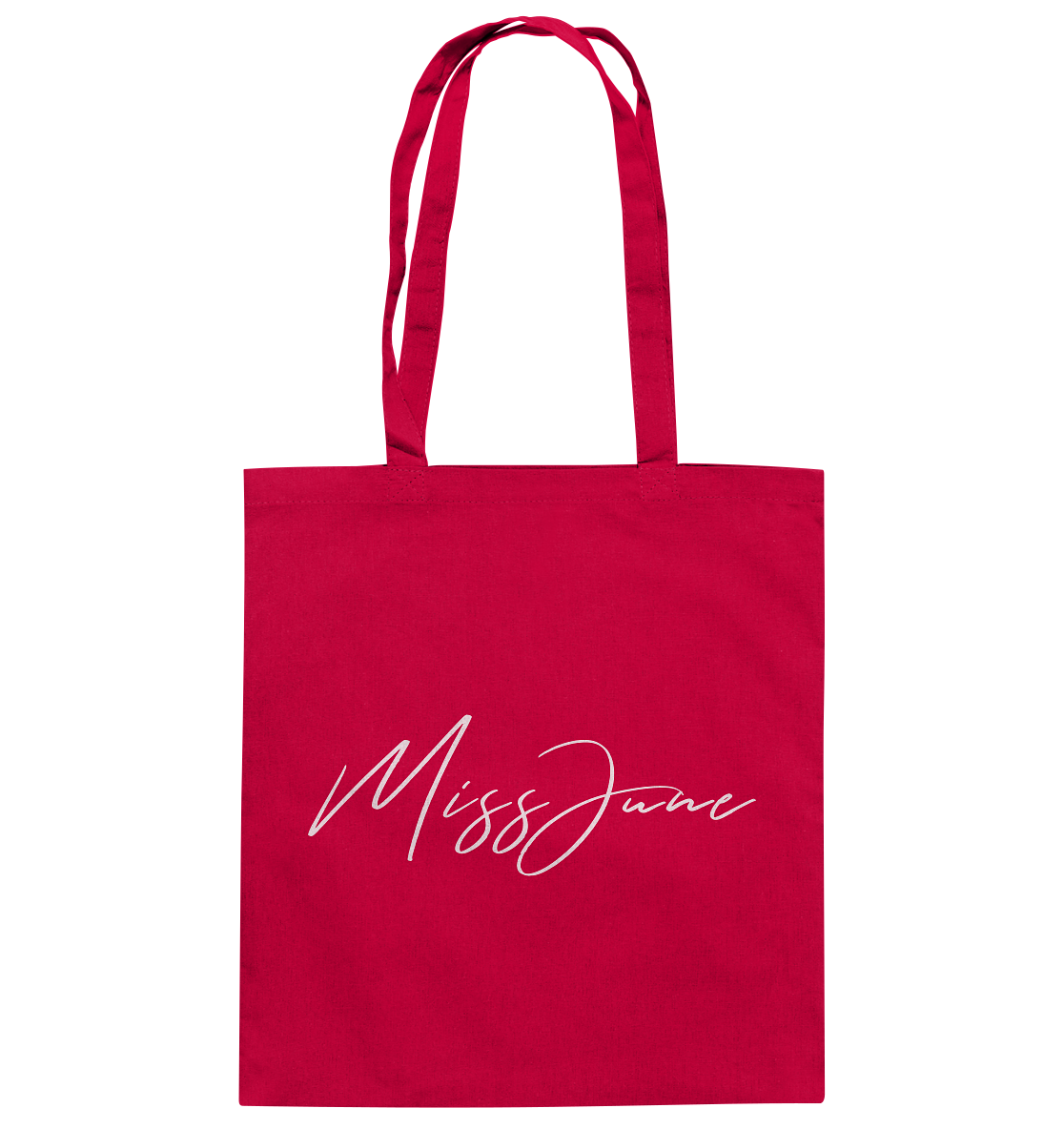 MissJuneDJ Logo - Baumwolltasche