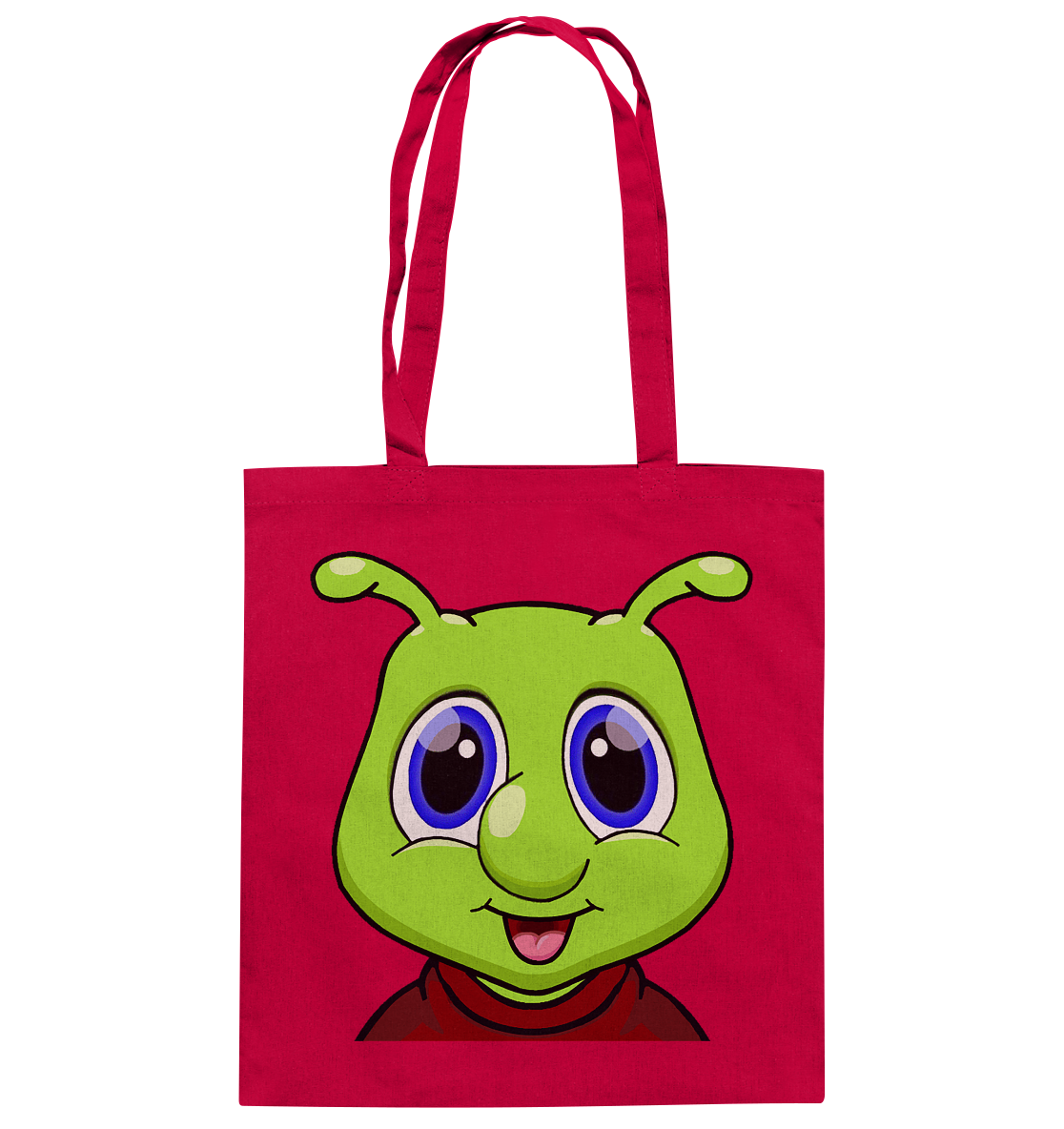 Raupi Face - Baumwolltasche
