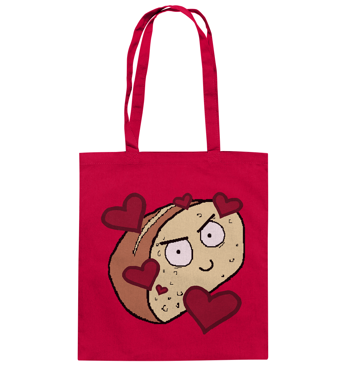 Aylana87 Herzbrot - Baumwolltasche