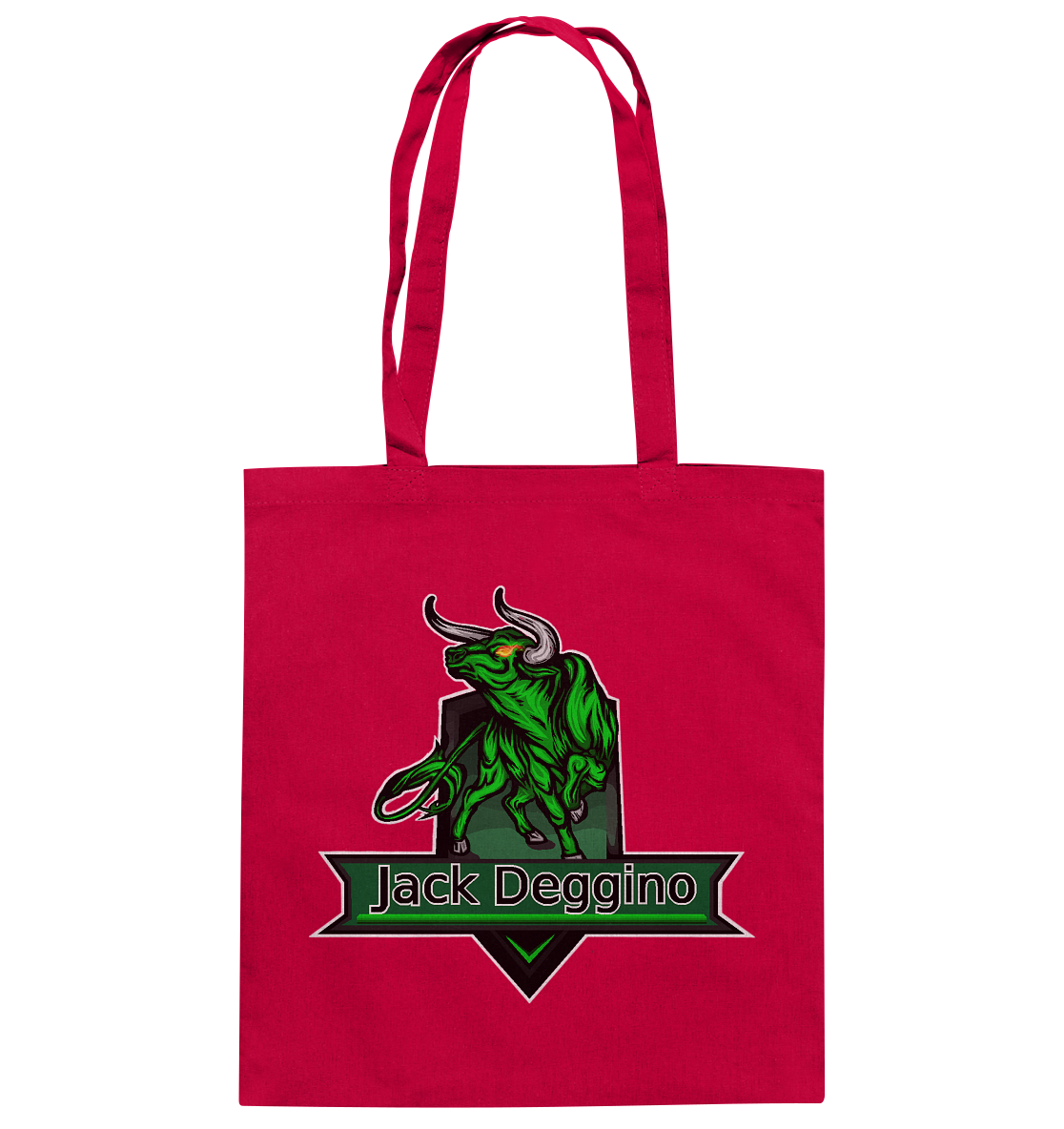 JackDeggino Logo - Baumwolltasche