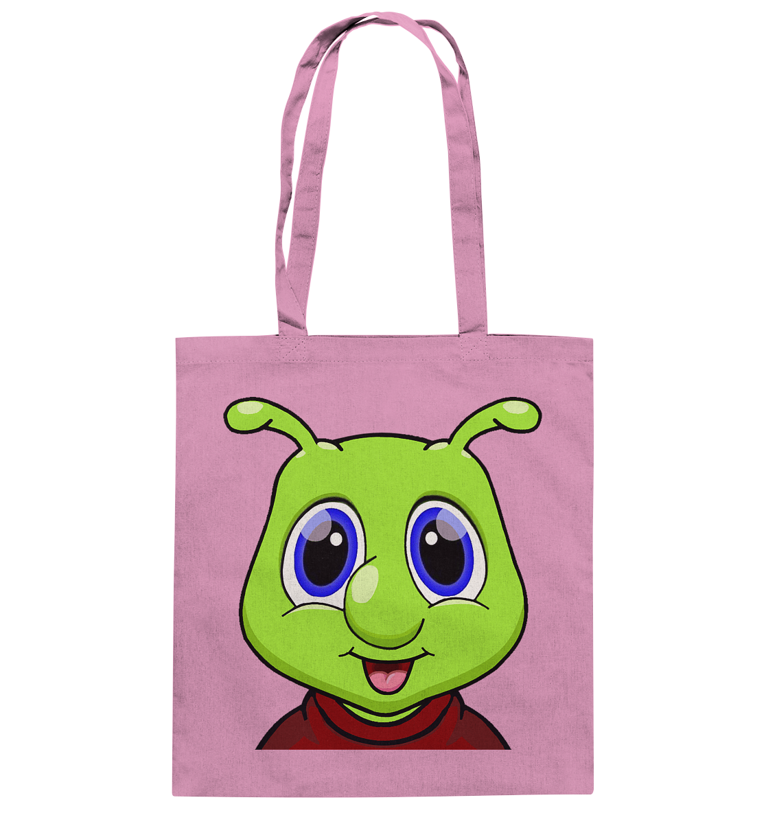 Raupi Face - Baumwolltasche