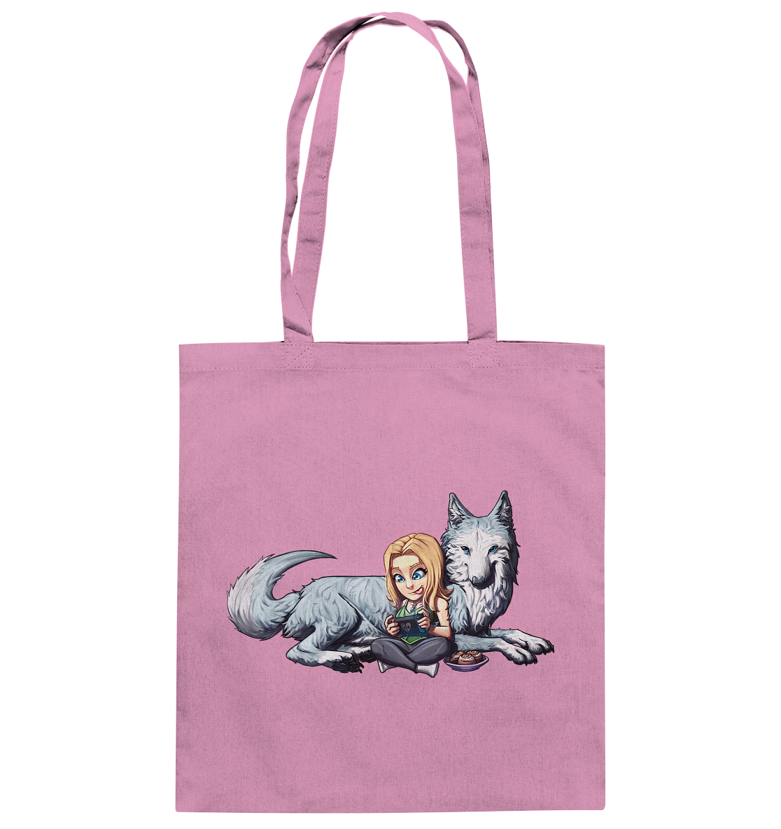 StaceyLucia Wolf - Baumwolltasche