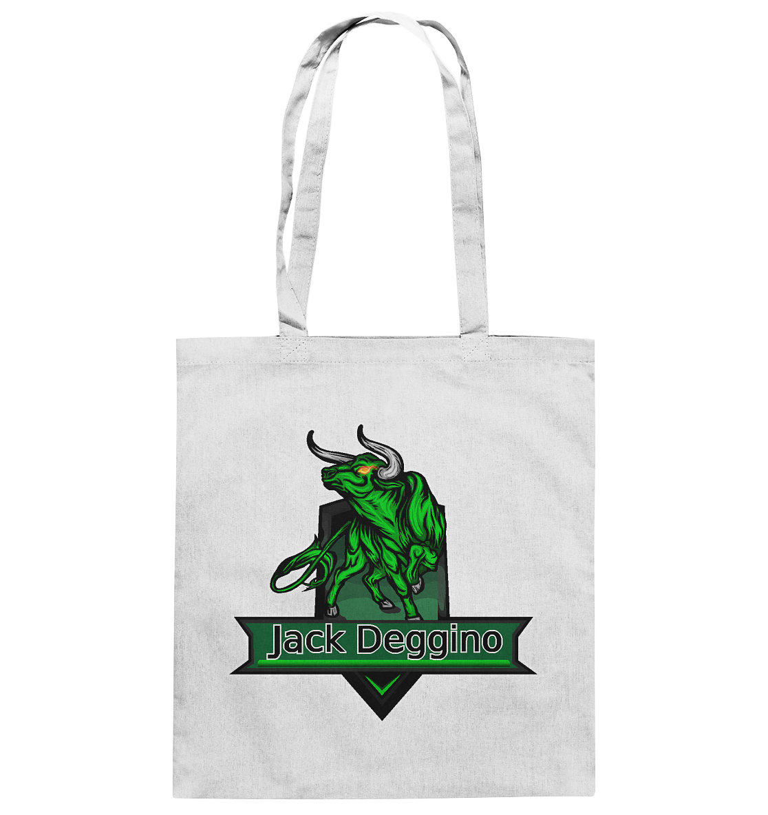 JackDeggino Logo - Baumwolltasche