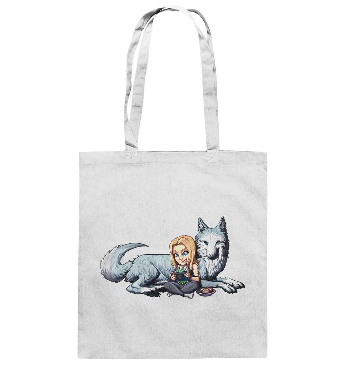 StaceyLucia Wolf - Baumwolltasche