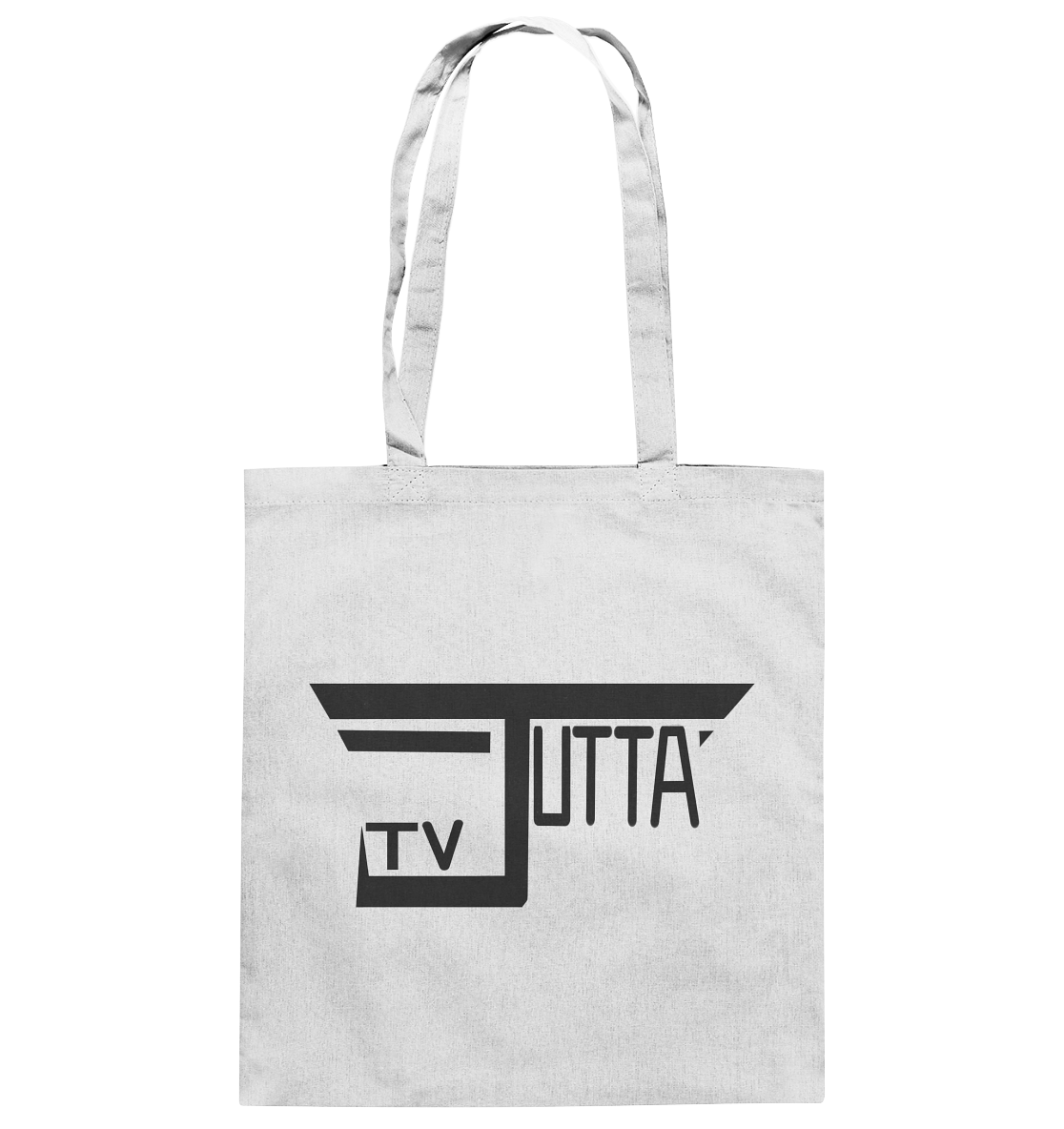 Jutta_tv Schriftzug - Baumwolltasche