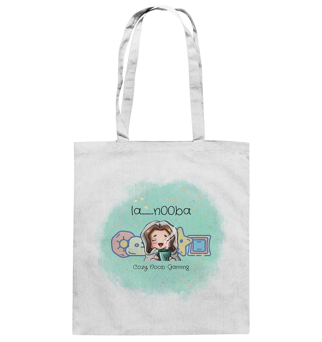 La_N00ba Logo - Baumwolltasche
