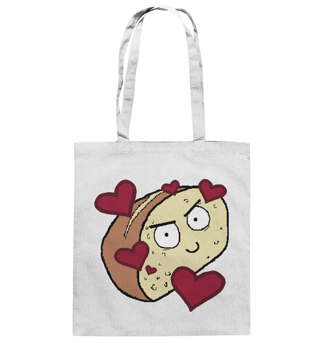 Aylana87 Herzbrot - Baumwolltasche