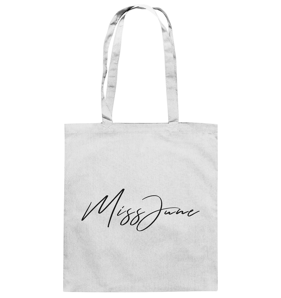 MissJuneDJ Logo - Baumwolltasche