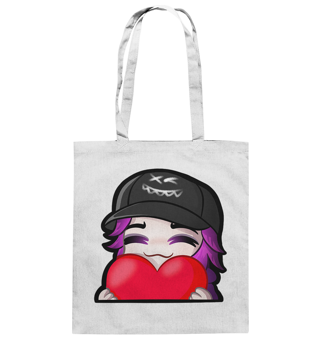 x3_kaspa Love - Baumwolltasche