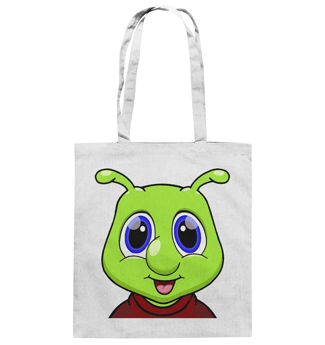 Raupi Face - Baumwolltasche