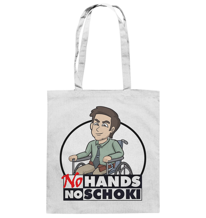 NoHandsNoSchoki Logo - Baumwolltasche