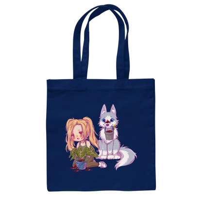 StaceyLucia Wolf Chibi - Baumwolltasche
