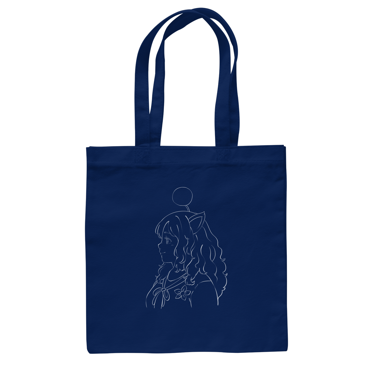 Miss_Moogle Logo Outline - Baumwolltasche