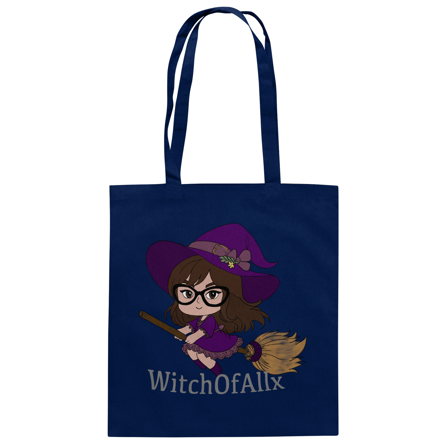 WitchOfAllx Besen - Baumwolltasche