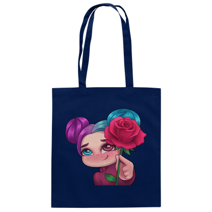 xLadyLikex Blume - Baumwolltasche