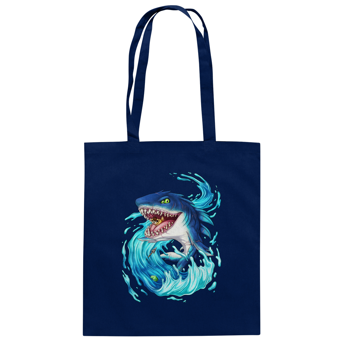 LupiArts Megalodon Hungering - Baumwolltasche