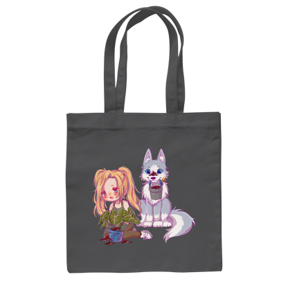 StaceyLucia Wolf Chibi - Baumwolltasche