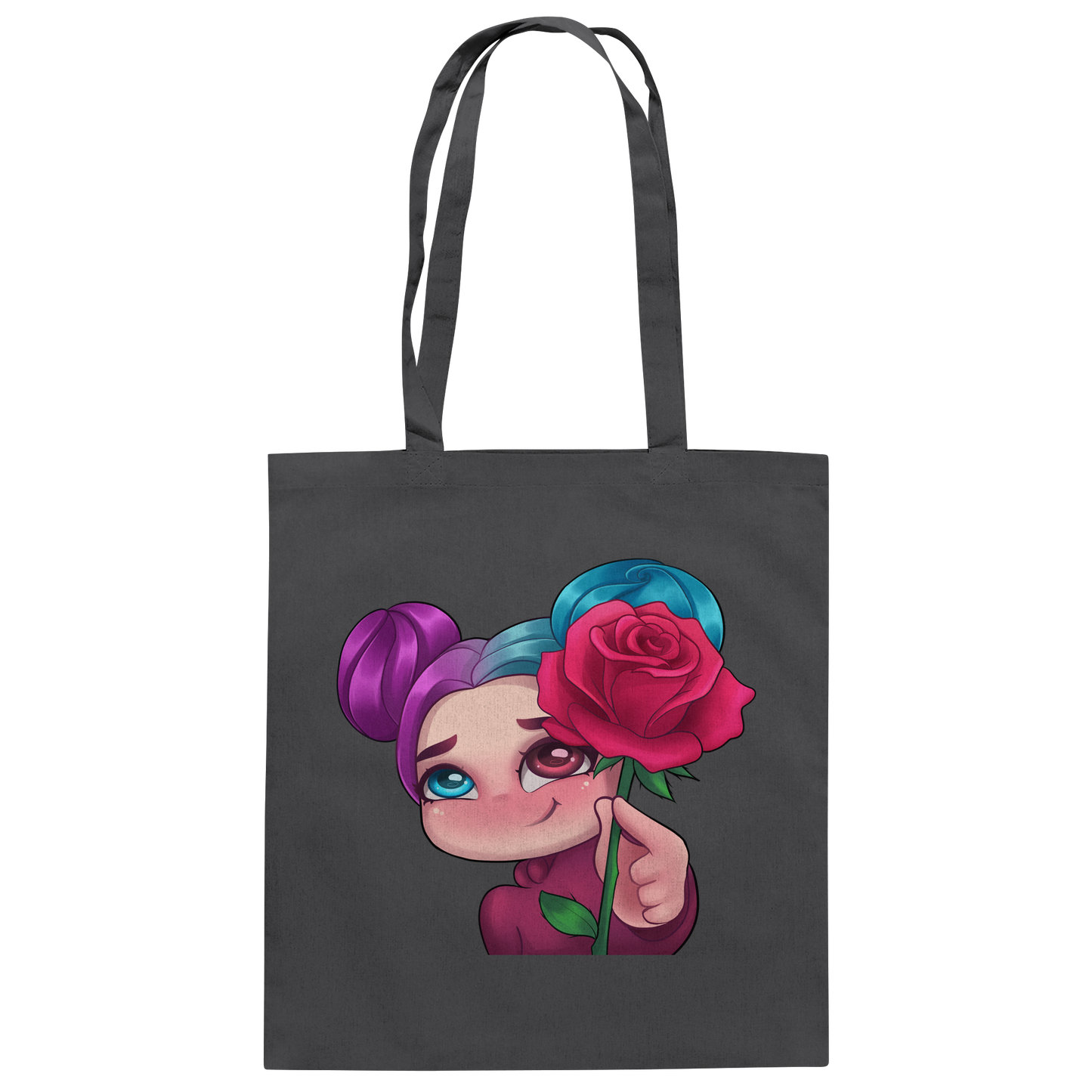 xLadyLikex Blume - Baumwolltasche