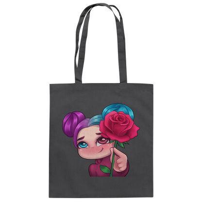 xLadyLikex Blume - Baumwolltasche